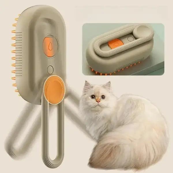 Escova Elétrica 3 em 1 PawSweep™: Reduza a Queda de Pelos e Estimule a Saúde da Pele e do Pelo do seu Pet