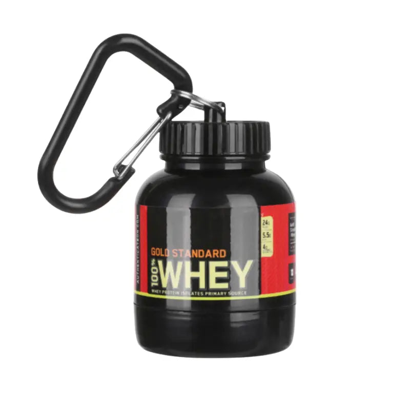 Chaveiro Porta Suplemento Whey Protein 100ml - Praticidade e Nutrição a Qualquer Hora