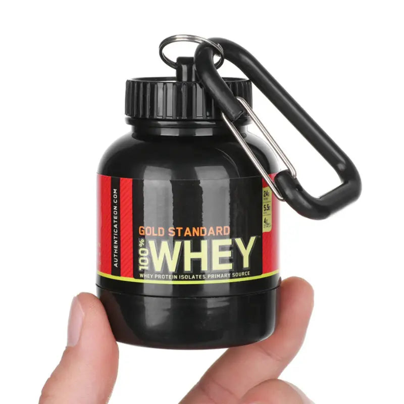 Chaveiro Porta Suplemento Whey Protein 100ml - Praticidade e Nutrição a Qualquer Hora