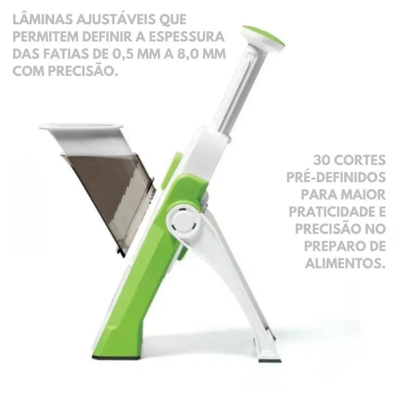 Legumix Pro™ - Cortador e Fatiador de Legumes Multifuncional com Lâminas de Aço Inoxidável - Praticidade e Precisão na Cozinha