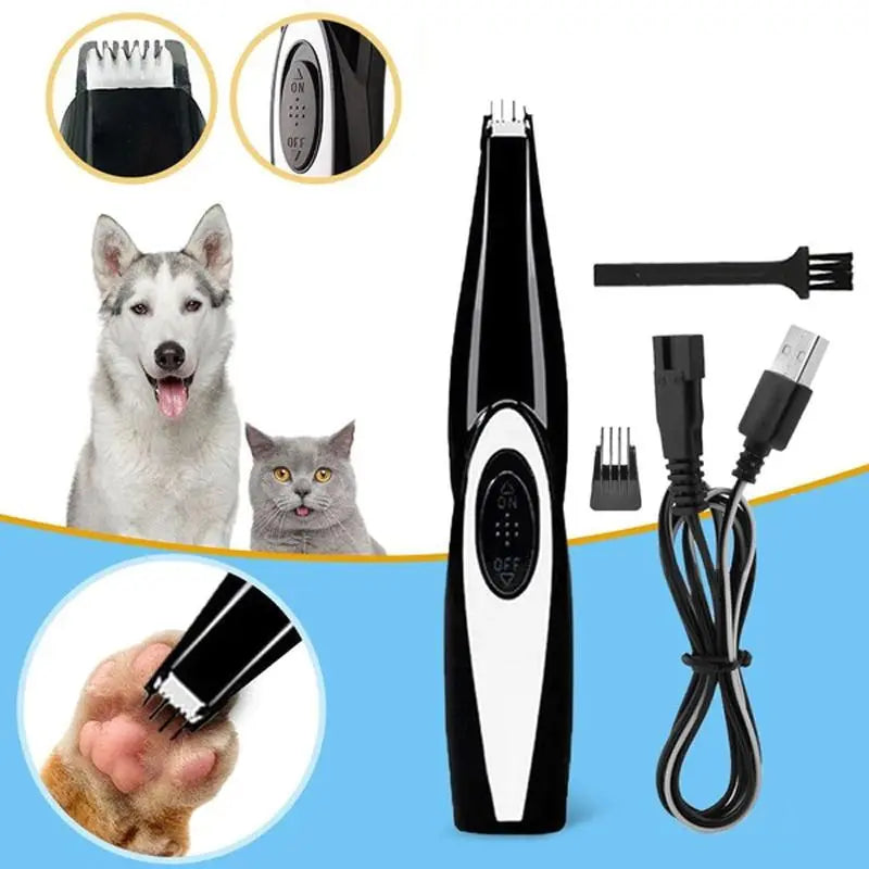 PetTrim Pro: Aparador Elétrico Silencioso para Todos os Tipos de Pelos - Cuide do Seu Pet em Casa