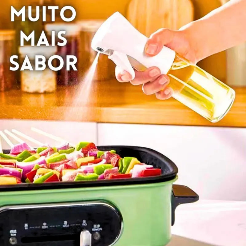 Garrafa Spray Pulverizadora para Azeite, Óleo e Vinagre - Ideal para Churrasco e Cozinha