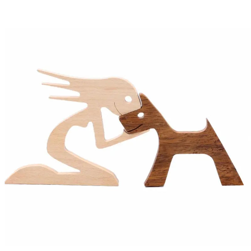 WoodenPet Love™ - Estatueta Decorativa Amor pelos Pets