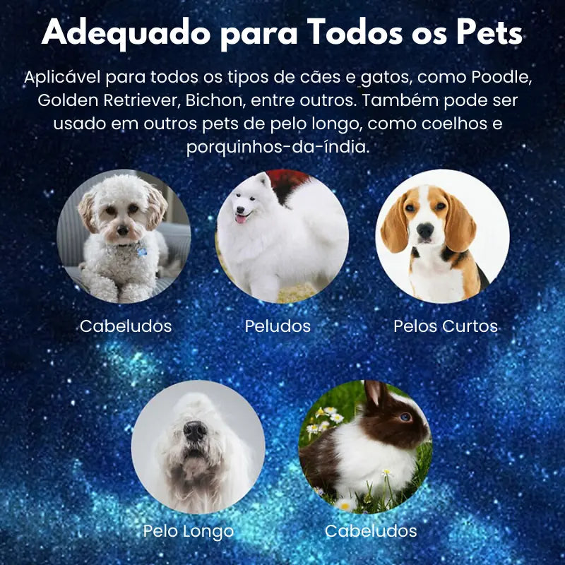 PetTrim Pro: Aparador Elétrico Silencioso para Todos os Tipos de Pelos - Cuide do Seu Pet em Casa