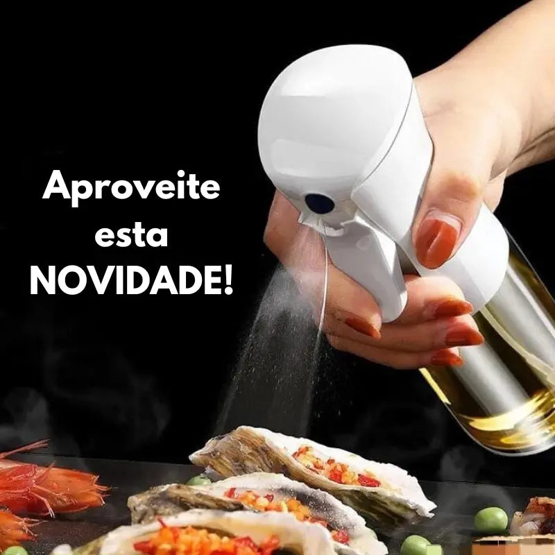 Garrafa Spray Pulverizadora para Azeite, Óleo e Vinagre - Ideal para Churrasco e Cozinha