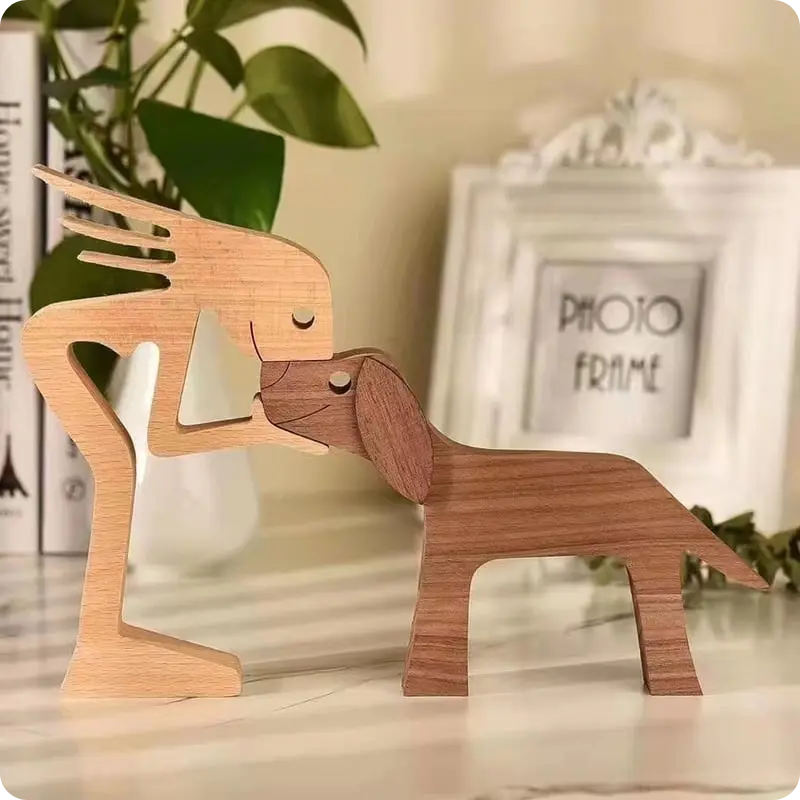 WoodenPet Love™ - Estatueta Decorativa Amor pelos Pets