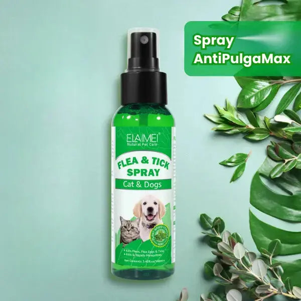 Spray AntiPulgaMax™ - Natural contra Pulgas e Carrapatos