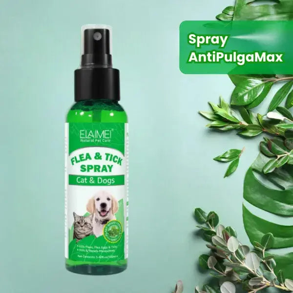 Spray AntiPulgaMax™ - Natural contra Pulgas e Carrapatos